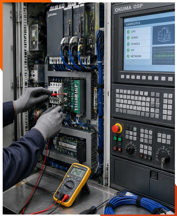 Ремонт систем ЧПУ Okuma OSP в Таганроге